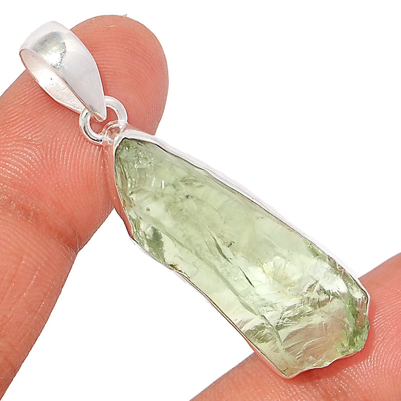 2" Green Amethyst Rough Pendants - GARP447