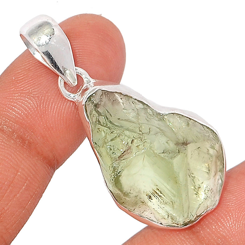 1.7" Green Amethyst Rough Pendants - GARP448