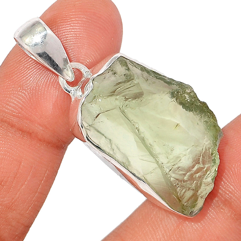 1.7" Green Amethyst Rough Pendants - GARP449