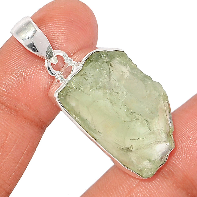 1.7" Green Amethyst Rough Pendants - GARP451