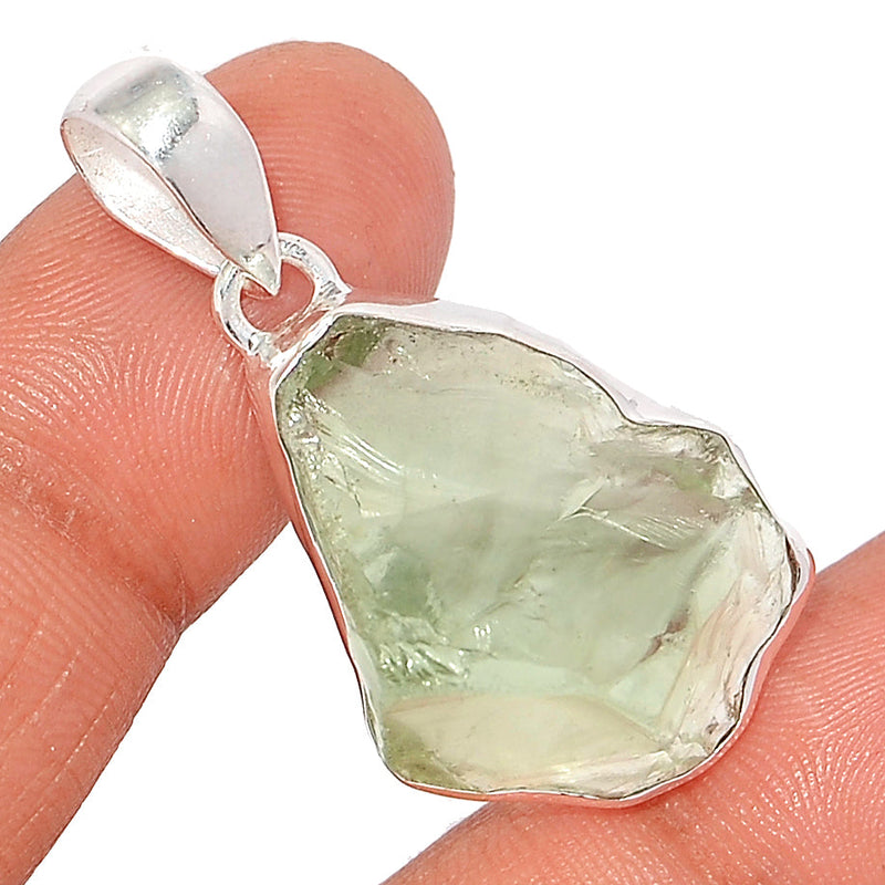 1.6" Green Amethyst Rough Pendants - GARP457