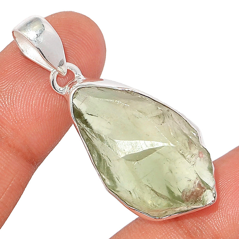 1.7" Green Amethyst Rough Pendants - GARP461