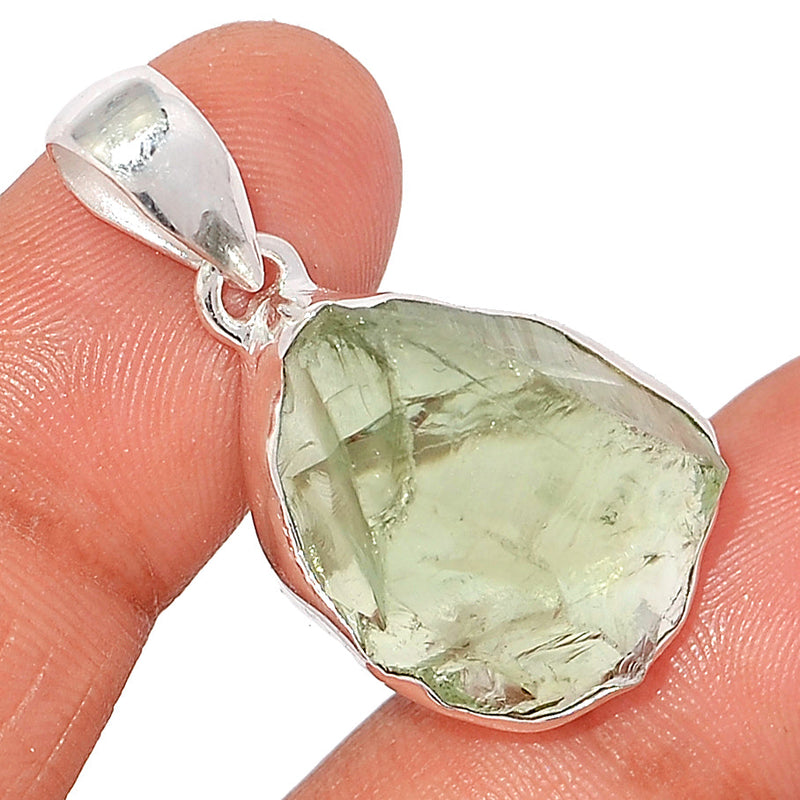 1.5" Green Amethyst Rough Pendants - GARP465