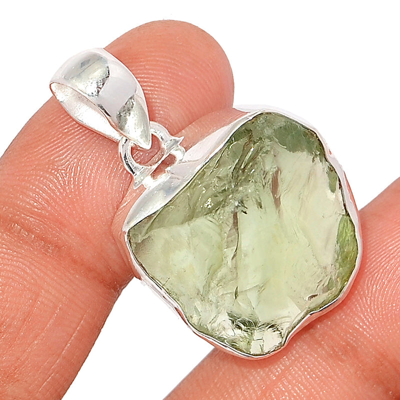 1.5" Green Amethyst Rough Pendants - GARP478