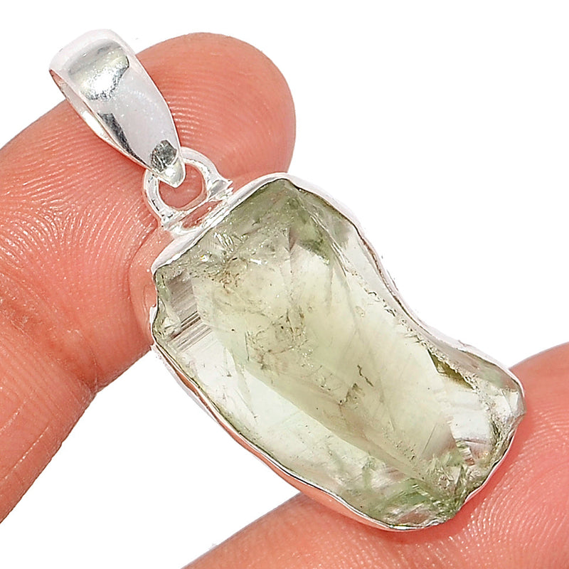 1.7" Green Amethyst Rough Pendants - GARP479