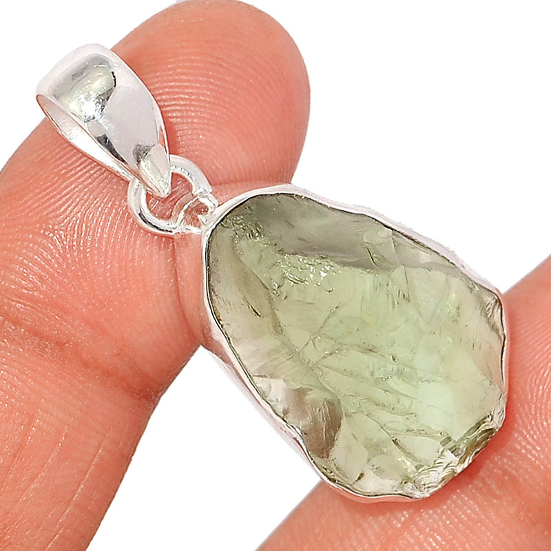 1.6" Green Amethyst Rough Pendants - GARP481