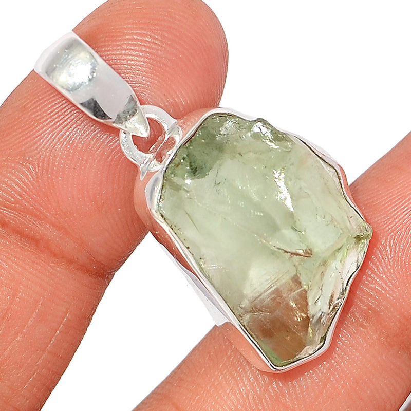 1.5" Green Amethyst Rough Pendants - GARP489