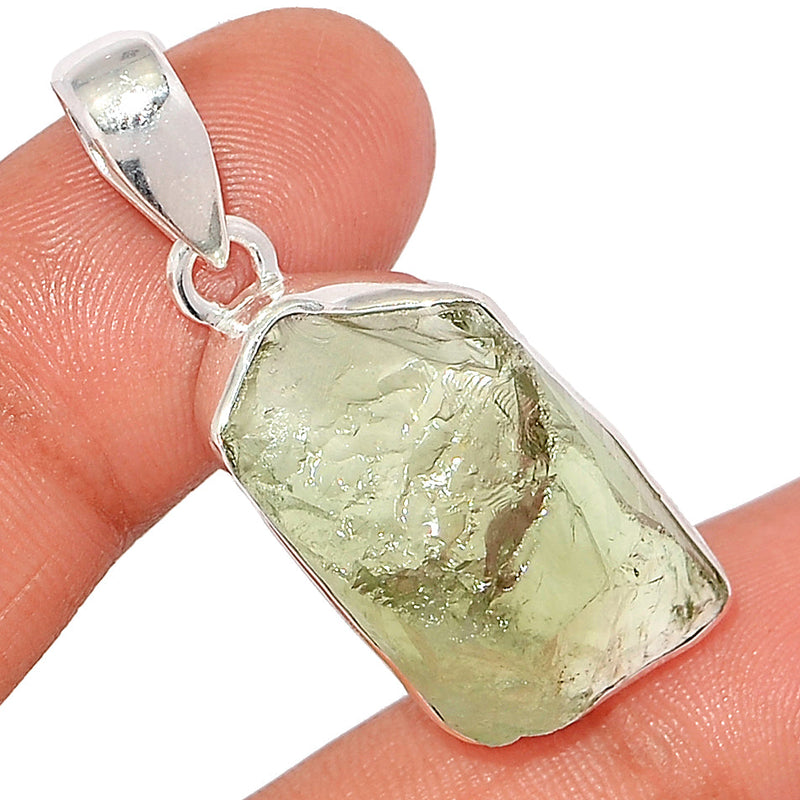 1.7" Green Amethyst Rough Pendants - GARP500