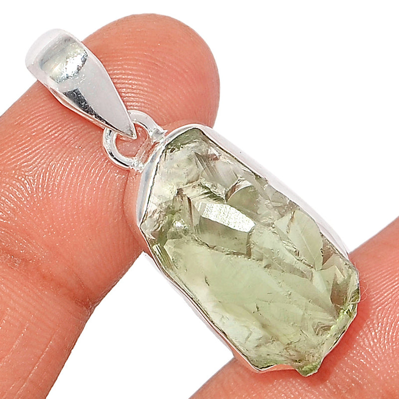 1.5" Green Amethyst Rough Pendants - GARP502