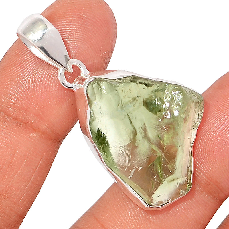 1.6" Green Amethyst Rough Pendants - GARP503