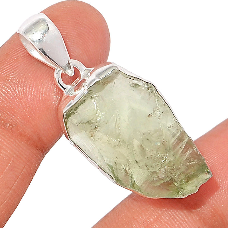 1.6" Green Amethyst Rough Pendants - GARP505