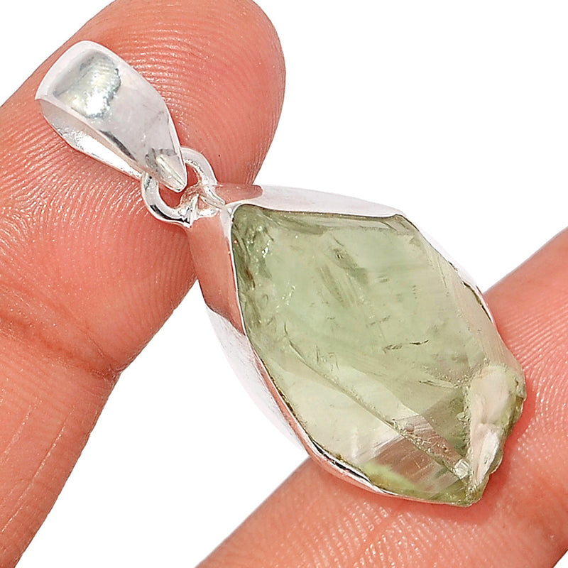 1.6" Green Amethyst Rough Pendants - GARP507