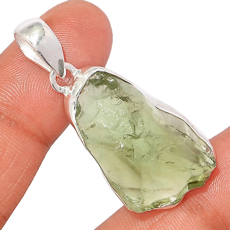 1.7" Green Amethyst Rough Pendants - GARP508