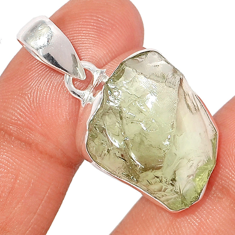 1.5" Green Amethyst Rough Pendants - GARP517