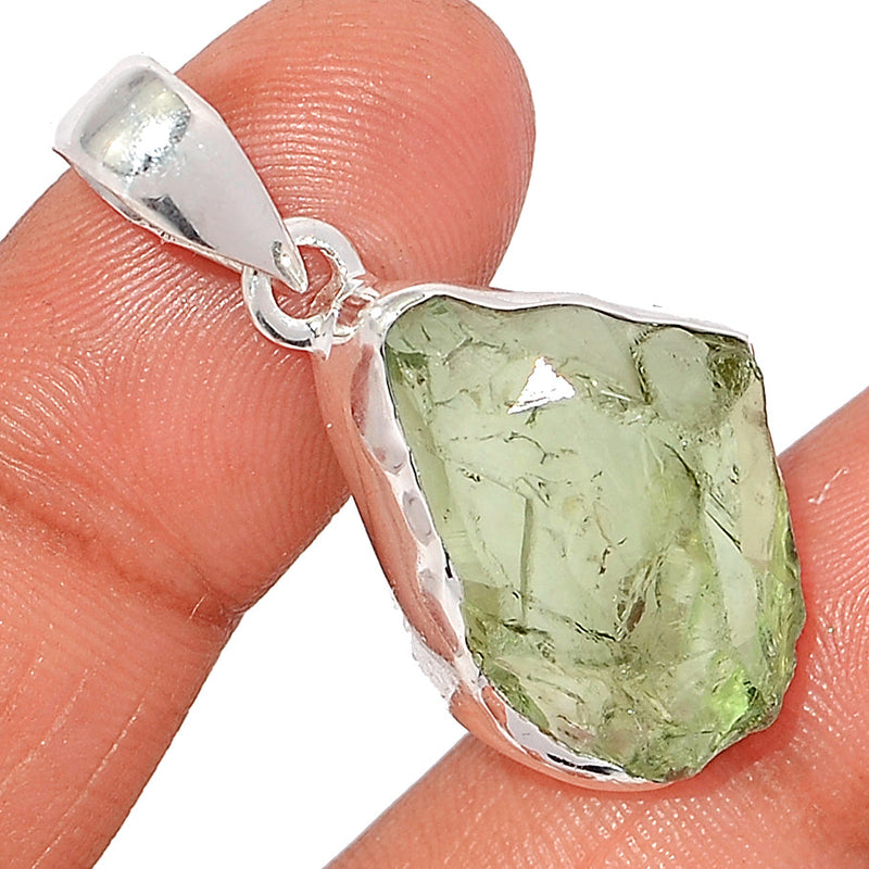 1.5" Green Amethyst Rough Pendants - GARP524