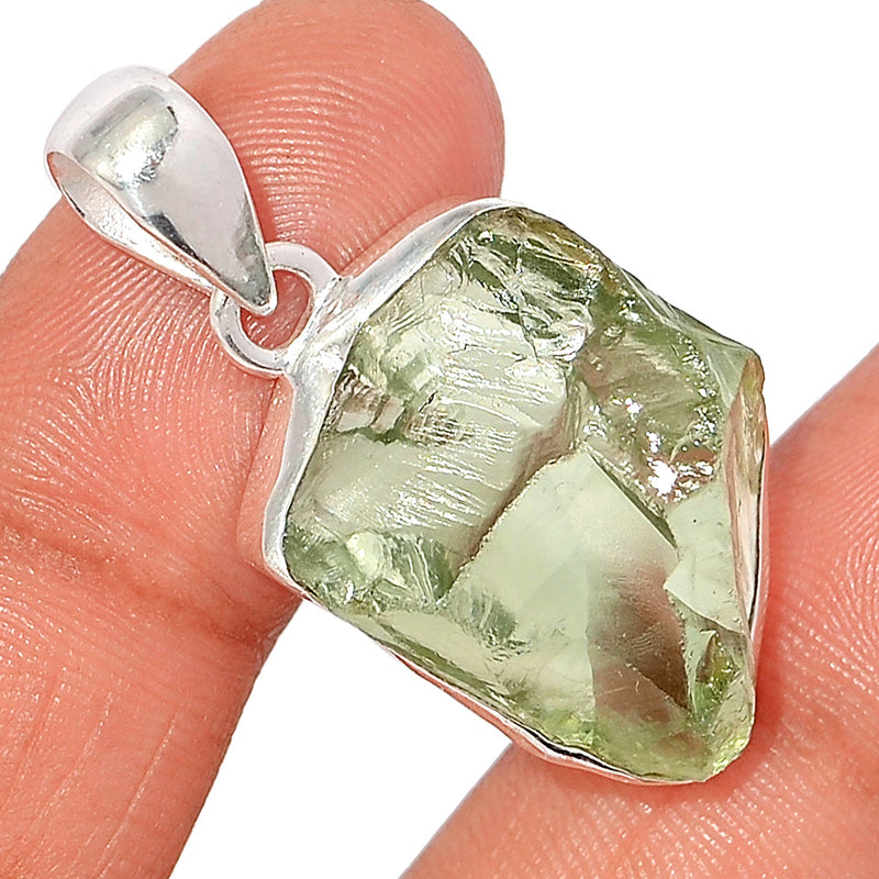 1.5" Green Amethyst Rough Pendants - GARP526