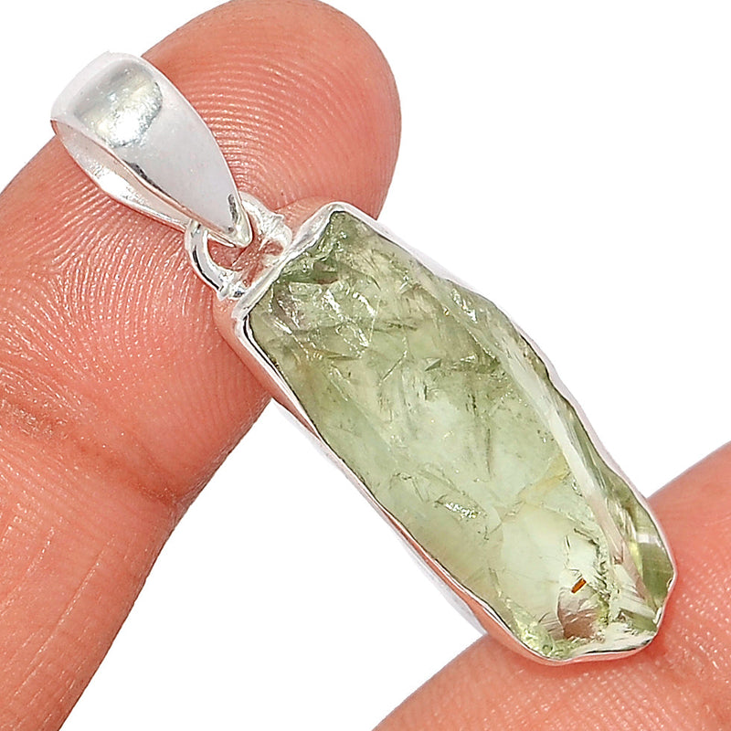 1.7" Green Amethyst Rough Pendants - GARP537