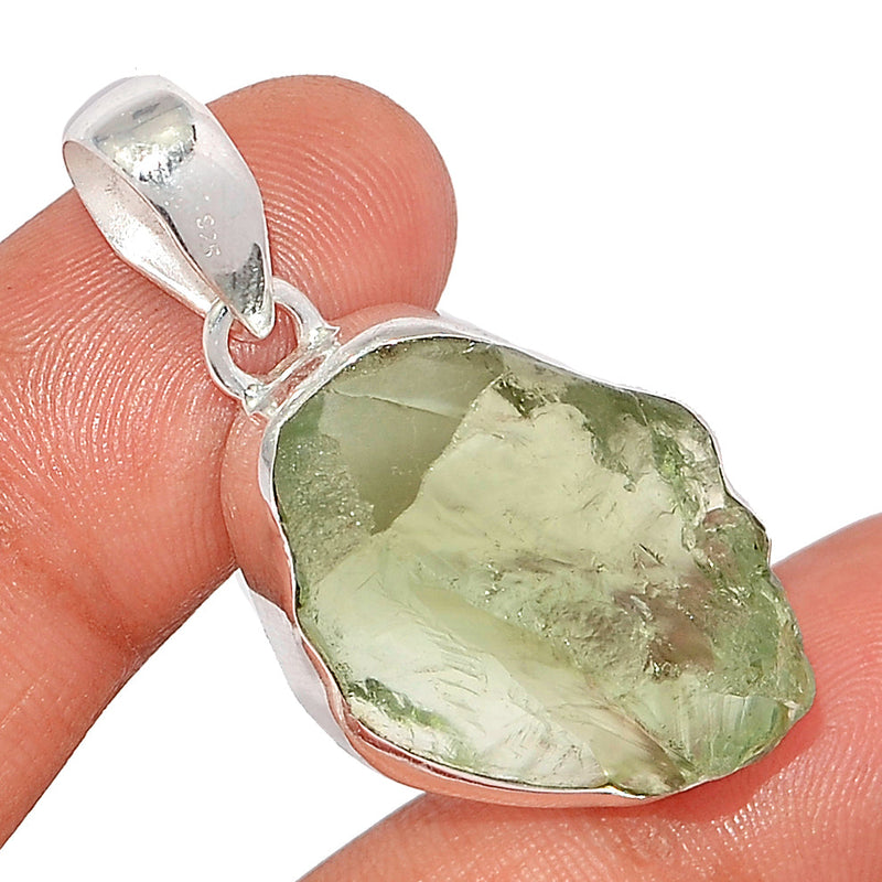1.5" Green Amethyst Rough Pendants - GARP538