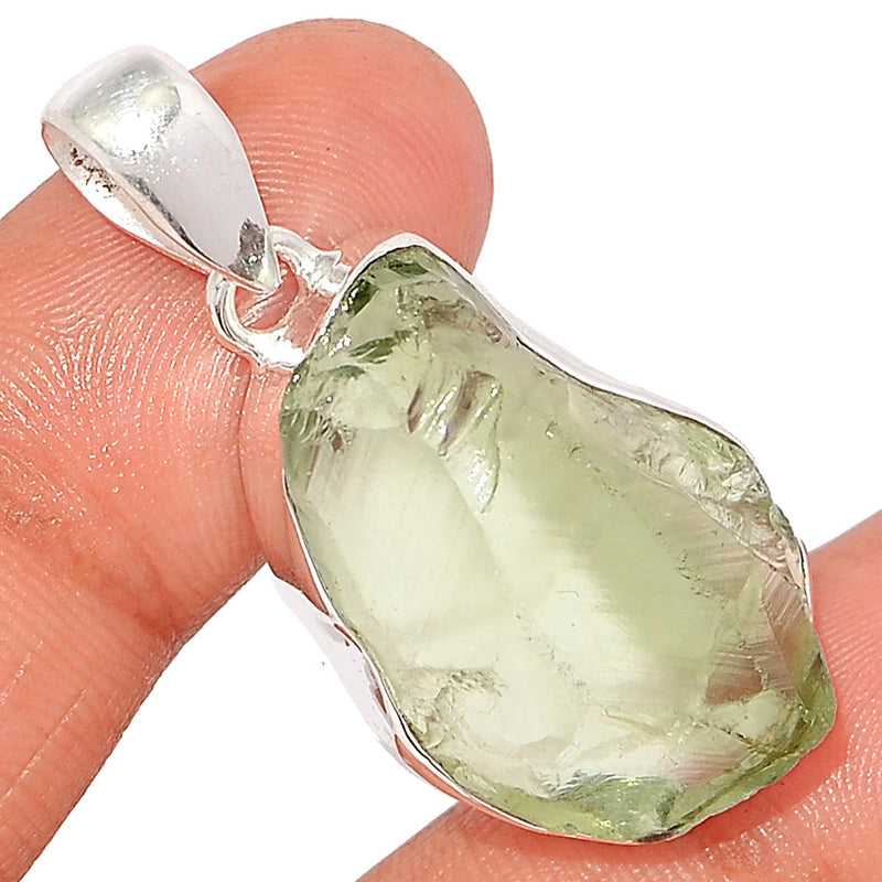 1.6" Green Amethyst Rough Pendants - GARP554