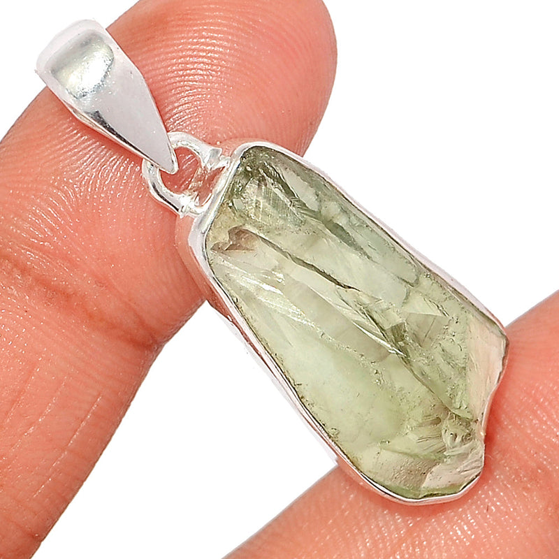 1.6" Green Amethyst Rough Pendants - GARP555