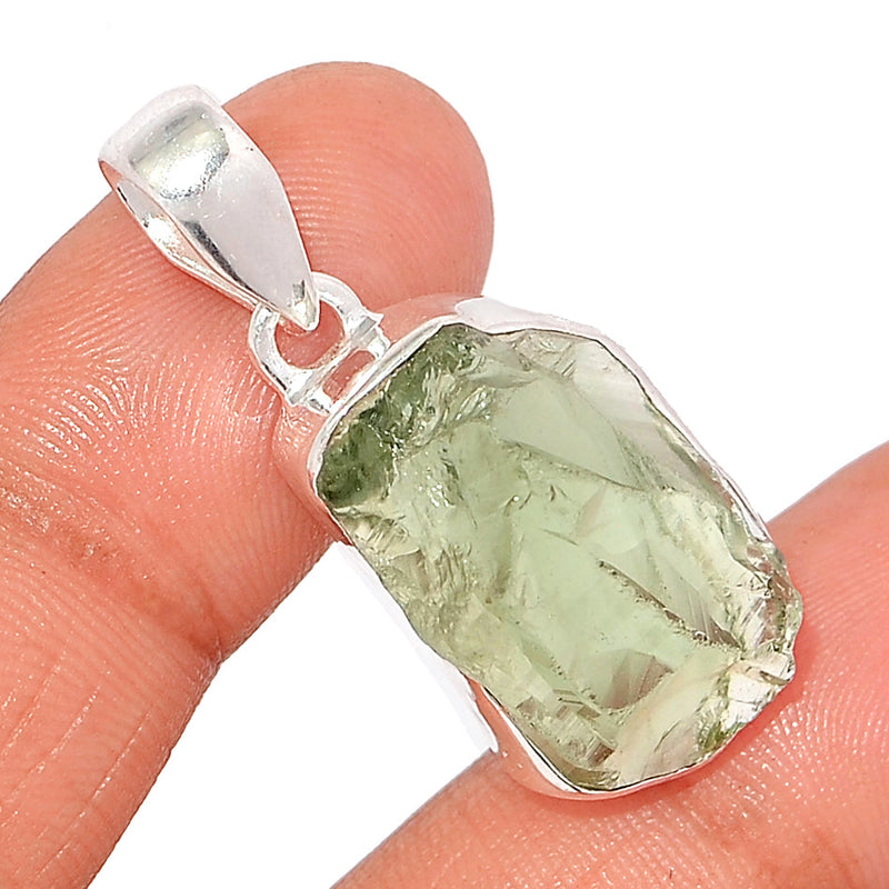 1.5" Green Amethyst Rough Pendants - GARP556