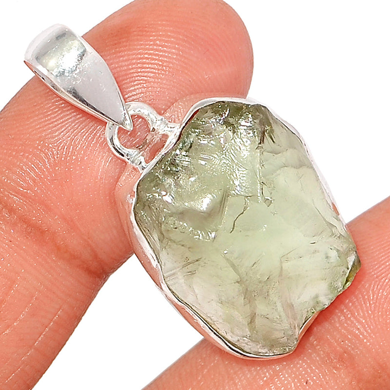 1.5" Green Amethyst Rough Pendants - GARP557