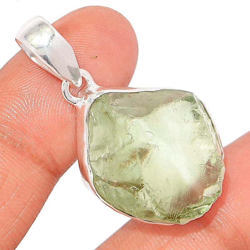 1.6" Green Amethyst Rough Pendants - GARP558