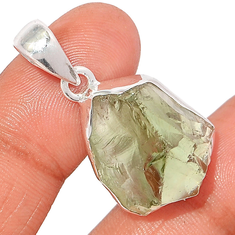 1.5" Green Amethyst Rough Pendants - GARP561