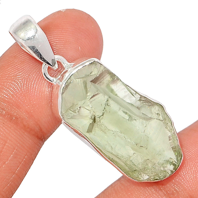 1.7" Green Amethyst Rough Pendants - GARP563