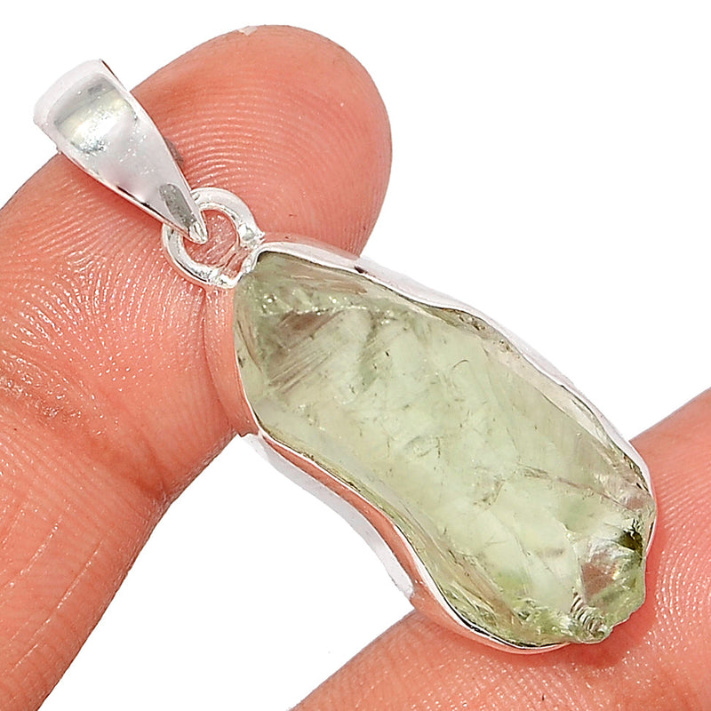 1.6" Green Amethyst Rough Pendants - GARP565