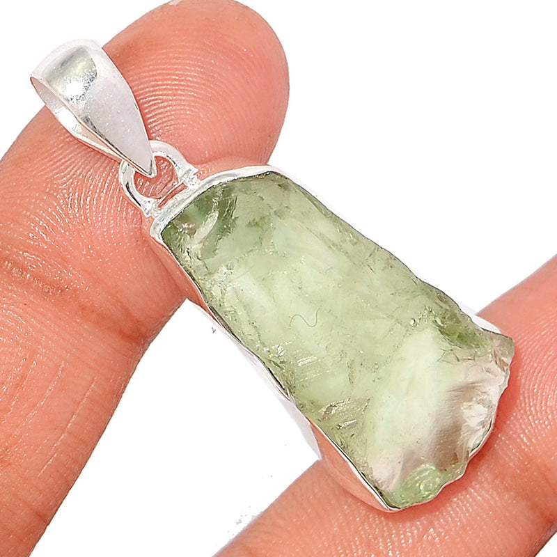 1.8" Green Amethyst Rough Pendants - GARP568