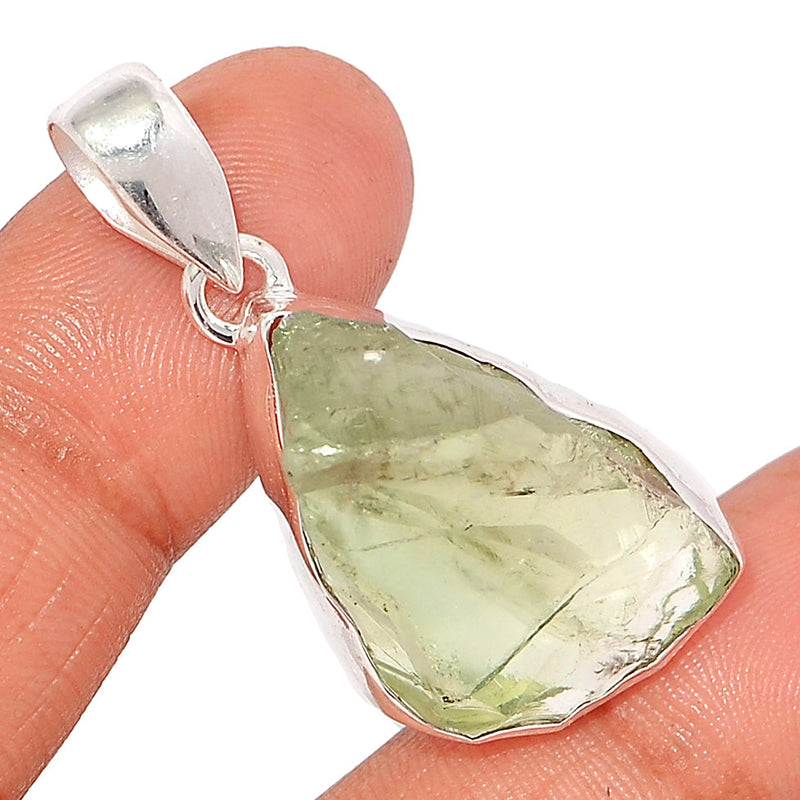 1.6" Green Amethyst Rough Pendants - GARP569