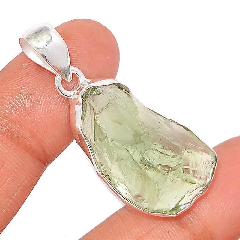 1.7" Green Amethyst Rough Pendants - GARP570