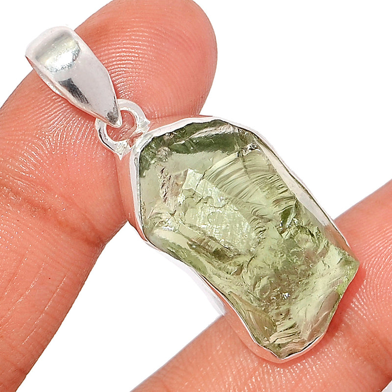 1.7" Green Amethyst Rough Pendants - GARP574