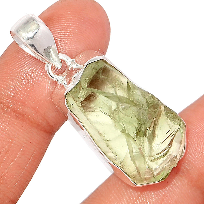 1.7" Green Amethyst Rough Pendants - GARP580