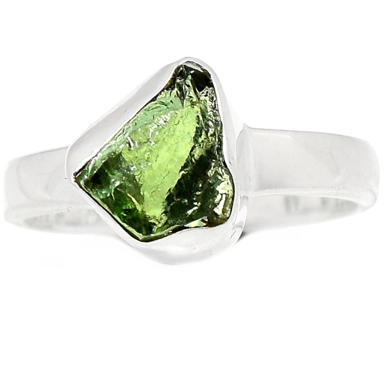 Green Apatite Rough Ring - GATR57