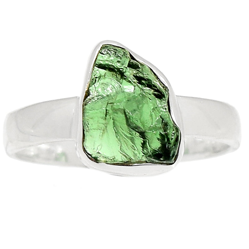 Green Apatite Rough Ring - GATR59