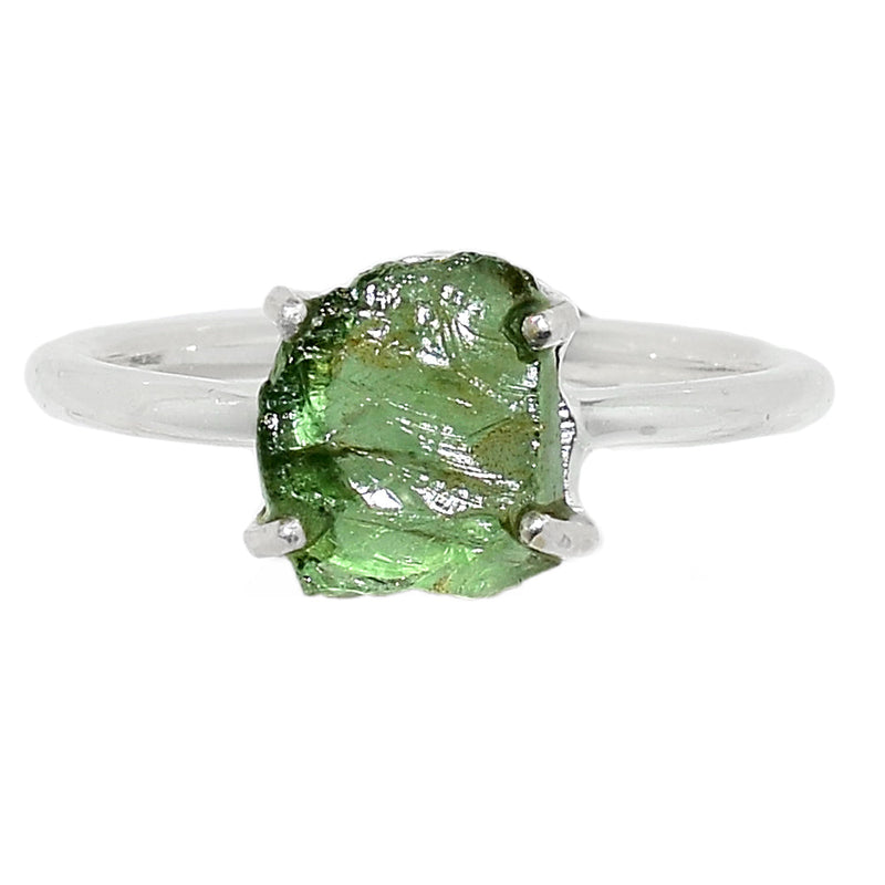 Claw - Green Apatite Rough Ring - GATR89