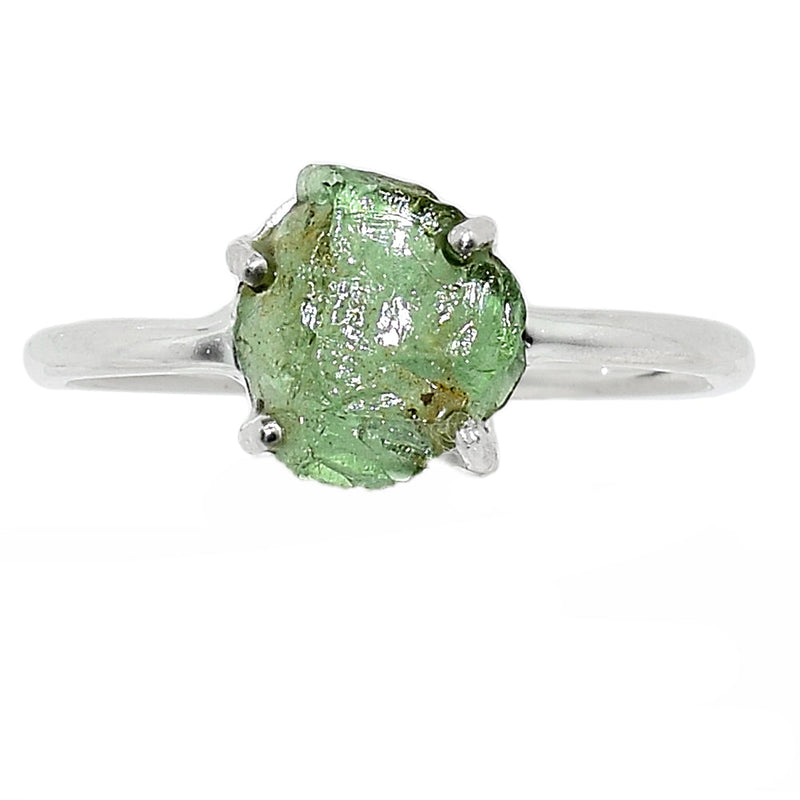 Claw - Green Apatite Rough Ring - GATR90