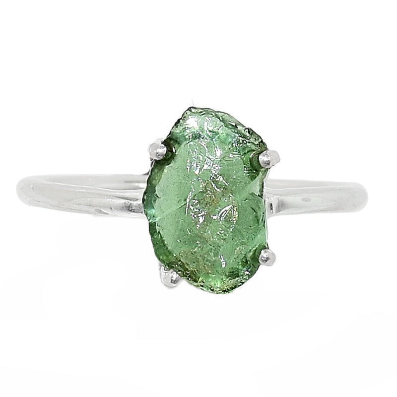 Claw - Green Apatite Rough Ring - GATR91