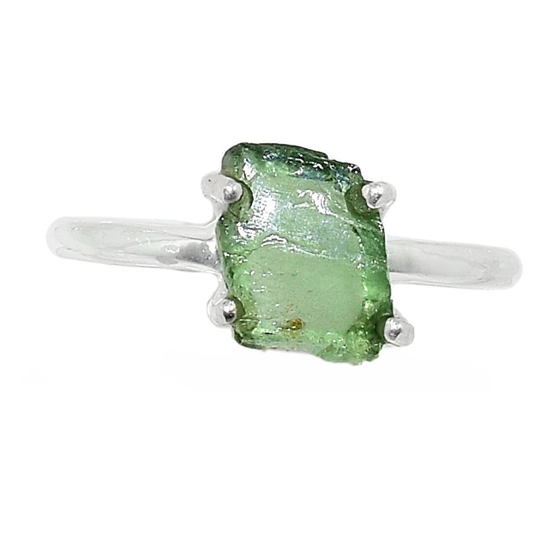 Claw - Green Apatite Rough Ring - GATR93