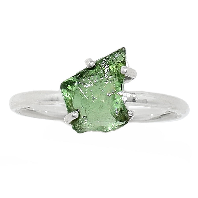 Claw - Green Apatite Rough Ring - GATR96