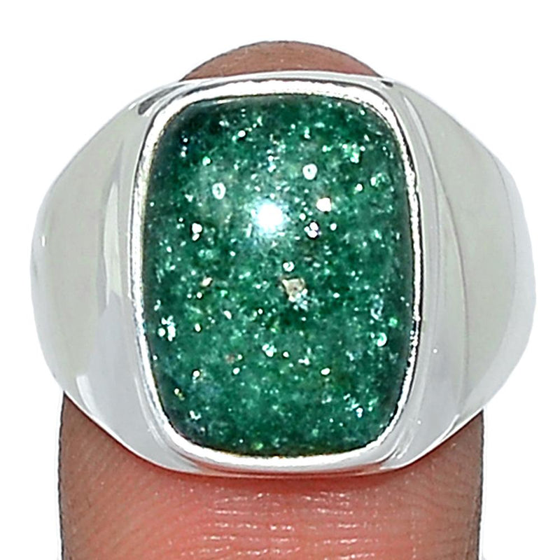 Solid - Green Aventurine Ring-GAVR241