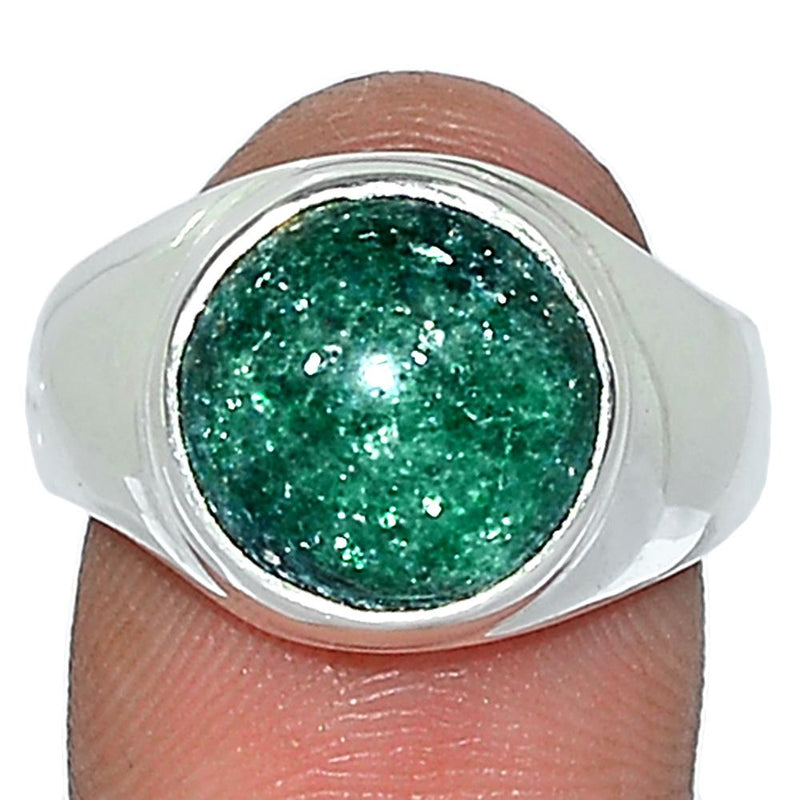 Solid - Green Aventurine Ring-GAVR242