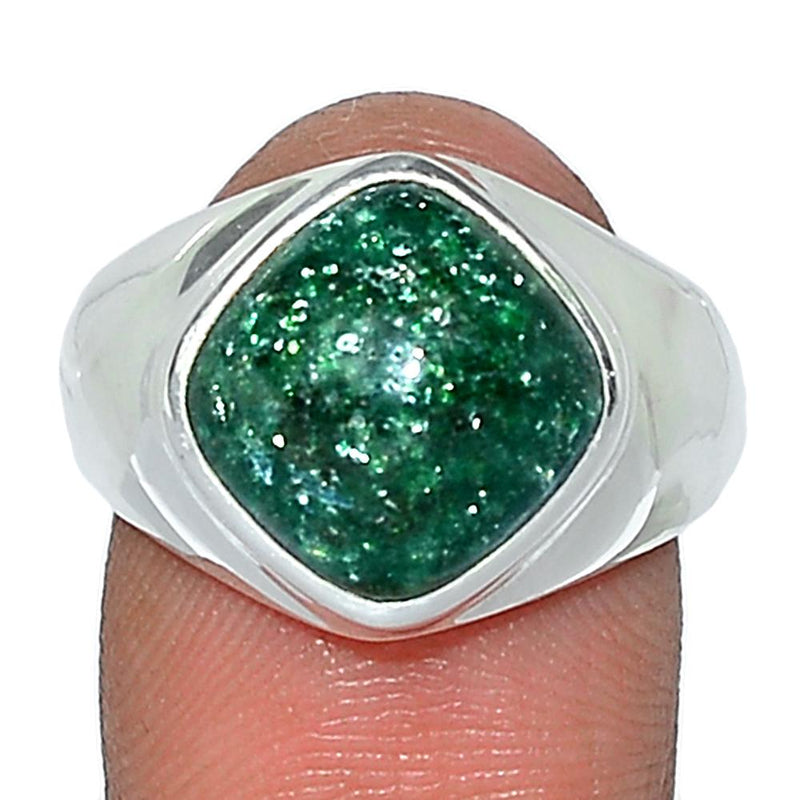 Solid - Green Aventurine Ring-GAVR243