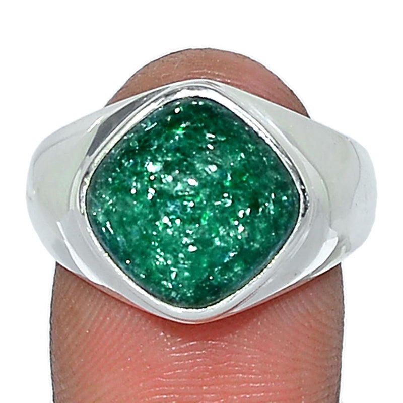 Solid - Green Aventurine Ring-GAVR253