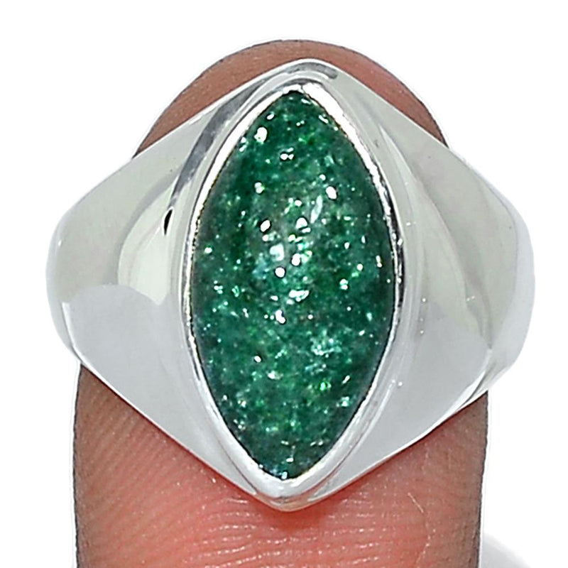 Solid - Green Aventurine Ring-GAVR256