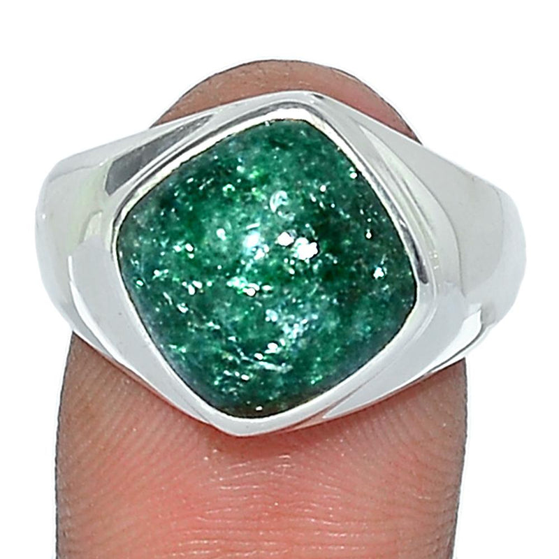 Solid - Green Aventurine Ring-GAVR261