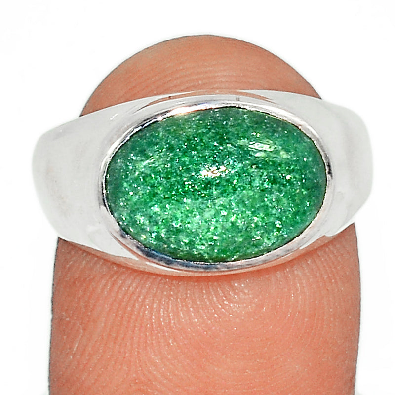 Solid - Green Aventurine Ring - GAVR586