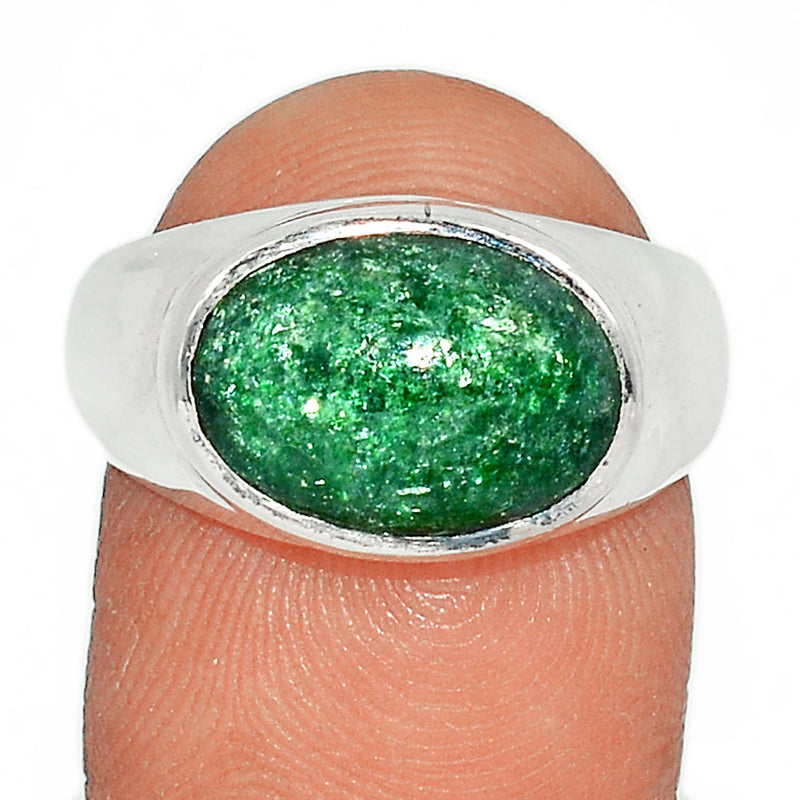 Solid - Green Aventurine Ring - GAVR588
